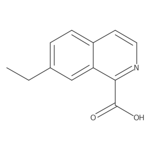 7-Ethylisoquinoline-1-carboxylic acid Structure