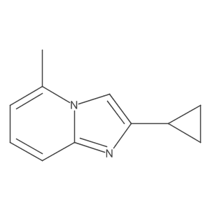 2-Cyclopropyl-5-methylimidazo[1,2-a]pyridine结构式