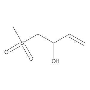 1-Methanesulfonylbut-3-en-2-ol结构式