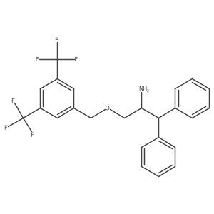(S)-1,1-Diphenyl-3-[[3,5-bis(trifluoromethyl)benzyl]oxy]propane-2-amine Structure
