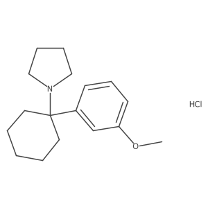 3-methoxy Rolicyclidine (hydrochloride)结构式
