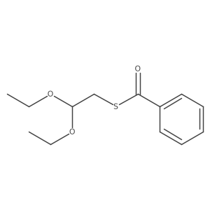 S-(2,2-diethoxyethyl) benzenecarbothioate Structure