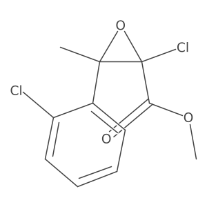 Methyl 2-chloro-3-(2-chlorophenyl)-3-methyloxirane-2-carboxylate Structure