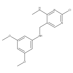 2-Chloro-N-(3,5-dimethoxyphenyl)-4-(methylamino)-5-pyrimidinemethanamine Structure
