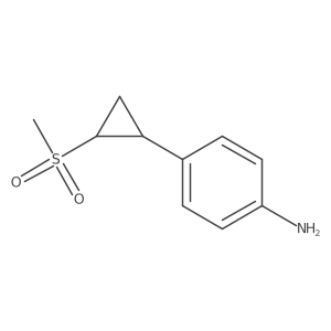 4-(2-(Methylsulfonyl)cyclopropyl)aniline Structure