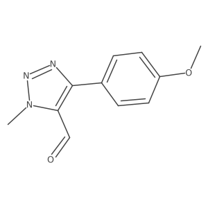 4-(4-Methoxyphenyl)-1-methyl-1H-1,2,3-triazole-5-carboxaldehyde Structure