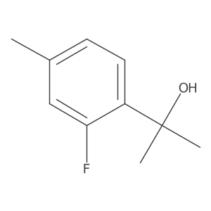 2-(2-Fluoro-4-methylphenyl)propan-2-ol Structure