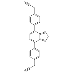 2,2'-([1,2,5]Thiadiazolo[3,4-c]pyridine-4,7-diylbis(4,1-phenylene))diacetonitrile结构式