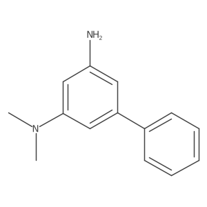 3-N,3-N-dimethyl-5-phenylbenzene-1,3-diamine Structure