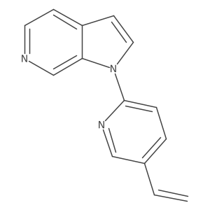 1-(5-Vinylpyridin-2-YL)-1H-pyrrolo[2,3-C]pyridine结构式