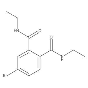 4-Bromo-N1,N2-diethylphthalamide Structure