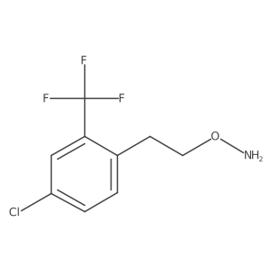 O-{2-[4-chloro-2-(trifluoromethyl)phenyl]ethyl}hydroxylamine结构式