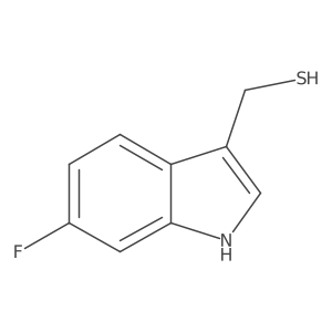 (6-fluoro-1H-indol-3-yl)methanethiol Structure