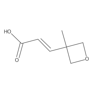 (2E)-3-(3-methyloxetan-3-yl)prop-2-enoic acid Structure