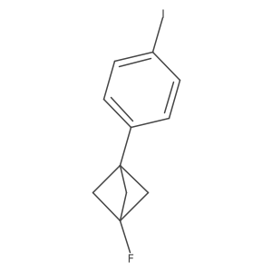 1-Fluoro-3-(4-iodophenyl)bicyclo[1.1.1]pentane Structure