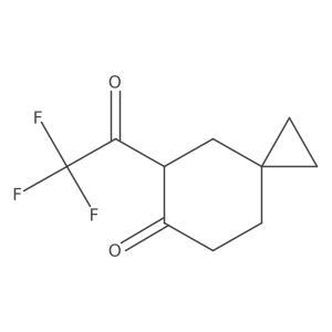 5-(Trifluoroacetyl)spiro[2.5]octan-6-one Structure