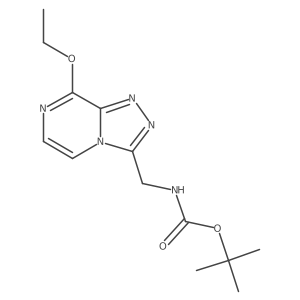 tert-butyl N-({8-ethoxy-[1,2,4]triazolo[4,3-a]pyrazin-3-yl}methyl)carbamate Structure