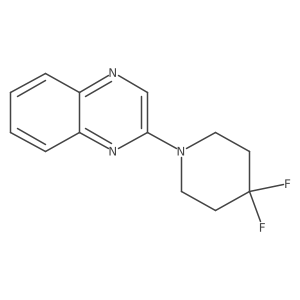 2-(4,4-Difluoropiperidin-1-yl)quinoxaline结构式