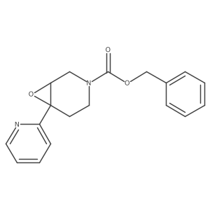 Benzyl 6-(pyridin-2-yl)-7-oxa-3-azabicyclo[4.1.0]heptane-3-carboxylate结构式