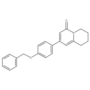 2-[4-(Benzyloxy)phenyl]-4H,6H,7H,8H,9H-pyrido[1,2-a]pyrimidin-4-one结构式