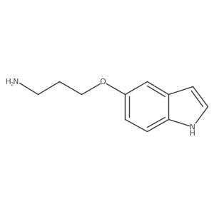 3-(1H-indol-5-yloxy)propan-1-amine结构式