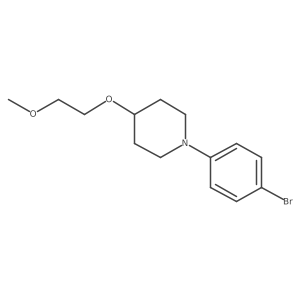 1-(4-Bromophenyl)-4-(2-methoxyethoxy)piperidine Structure