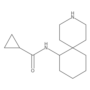 N-{3-azaspiro[5.5]undecan-7-yl}cyclopropanecarboxamide结构式
