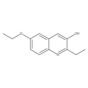 6-Ethoxy-2-ethylquinolin-3-ol结构式