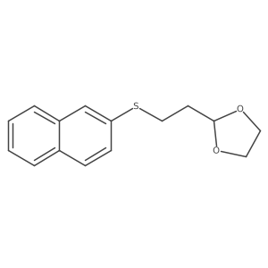 2-[2-(Naphthalen-2-ylsulfanyl)ethyl]-1,3-dioxolane结构式