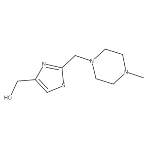 {2-[(4-Methylpiperazin-1-yl)methyl]-1,3-thiazol-4-yl}methanol Structure