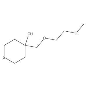 4-[(2-Methoxyethoxy)methyl]thian-4-ol Structure