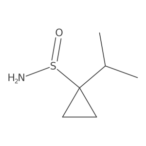 1-(Propan-2-yl)cyclopropane-1-sulfinamide结构式