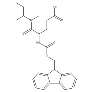 4-[(butan-2-yl)(methyl)carbamoyl]-4-({[(9H-fluoren-9-yl)methoxy]carbonyl}amino)butanoic acid结构式