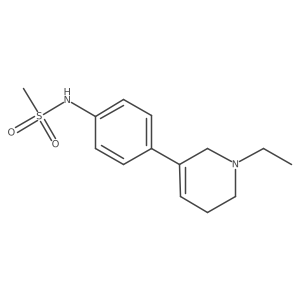 N-[4-(1-ethyl-1,2,5,6-tetrahydropyridin-3-yl)phenyl]methanesulfonamide Structure