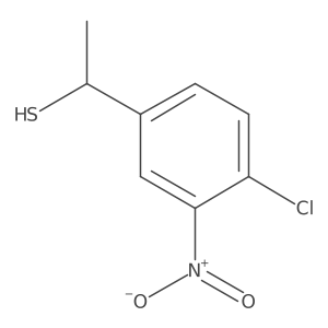 1-(4-Chloro-3-nitrophenyl)ethane-1-thiol结构式