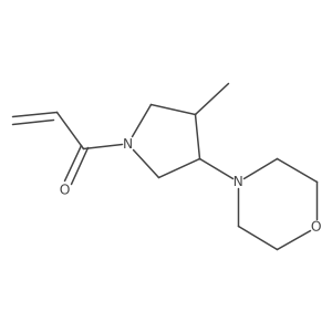 1-(3-Methyl-4-morpholin-4-ylpyrrolidin-1-yl)prop-2-en-1-one Structure