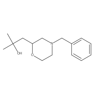 1-(4-Benzylmorpholin-2-yl)-2-methylpropan-2-ol Structure