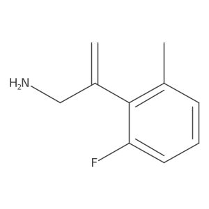 2-(2-Fluoro-6-methylphenyl)prop-2-en-1-amine Structure