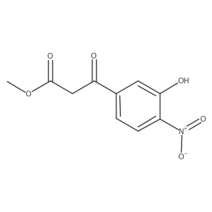 Methyl 3-(3-hydroxy-4-nitrophenyl)-3-oxopropanoate Structure