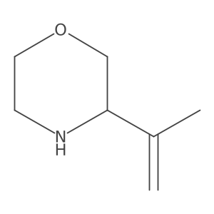 3-(Prop-1-en-2-yl)morpholine结构式