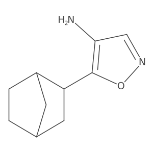 5-{Bicyclo[2.2.1]heptan-2-yl}-1,2-oxazol-4-amine Structure