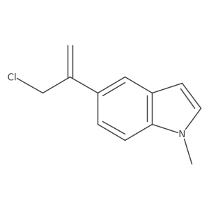 5-(3-chloroprop-1-en-2-yl)-1-methyl-1H-indole Structure