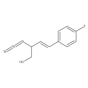 2-Azido-4-(4-fluorophenyl)but-3-en-1-ol Structure