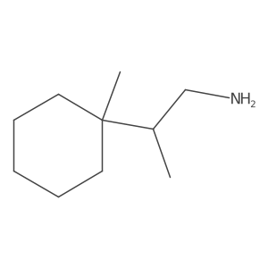 (2S)-2-(1-Methylcyclohexyl)propan-1-amine Structure