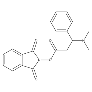1,3-dioxo-2,3-dihydro-1H-isoindol-2-yl 3-(dimethylamino)-3-phenylpropanoate Structure