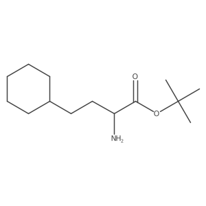 tert-butyl (2R)-2-amino-4-cyclohexylbutanoate Structure