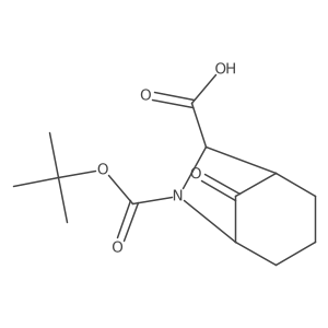 6-Tert-butoxycarbonyl-8-oxo-6-azabicyclo[3.2.1]octane-7-carboxylic acid Structure