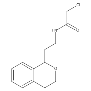 2-Chloro-N-[2-(3,4-dihydro-1H-isochromen-1-yl)ethyl]acetamide结构式