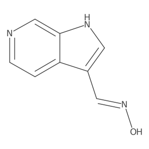 1H-Pyrrolo[2,3-c]pyridine-3-carboxaldehyde, oxime Structure