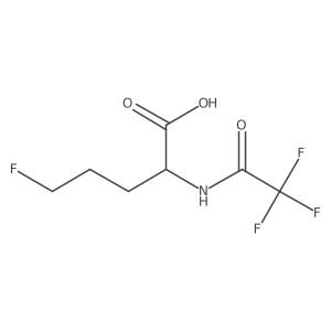 5-Fluoro-2-(2,2,2-trifluoroacetamido)pentanoic acid Structure
